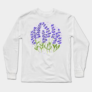 Purple Lavender Long Sleeve T-Shirt